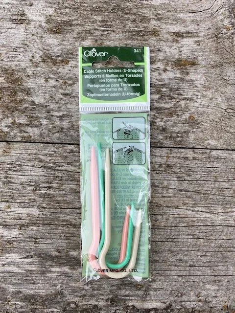 Clover - U shaped Cable Needles — Fiber Yarns